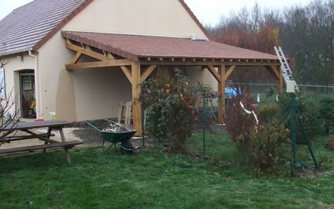 Carport Ossature bois sur pignon